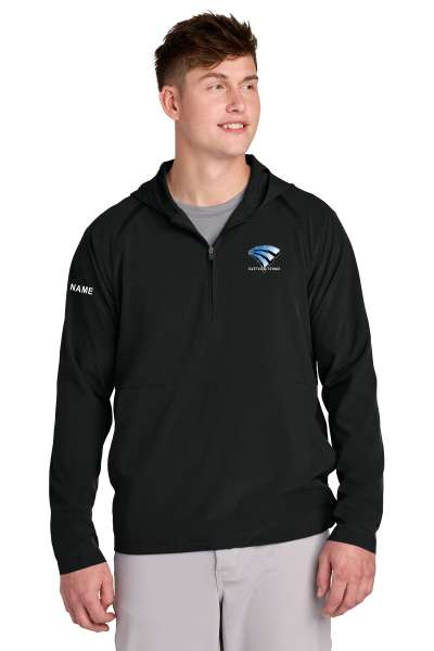 EVBT 2026 1/2-Zip Long Sleeve Hooded Jacket - Required for all Boys Varsity Tennis Players